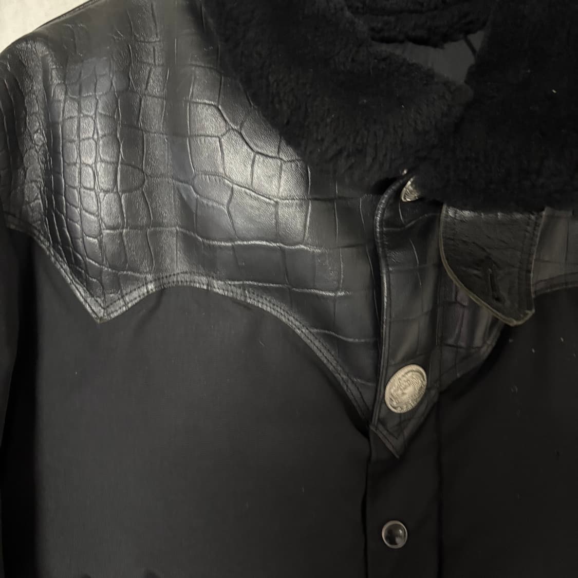 디아프바인 웨스턴 가죽 패딩 M 상품이미지3