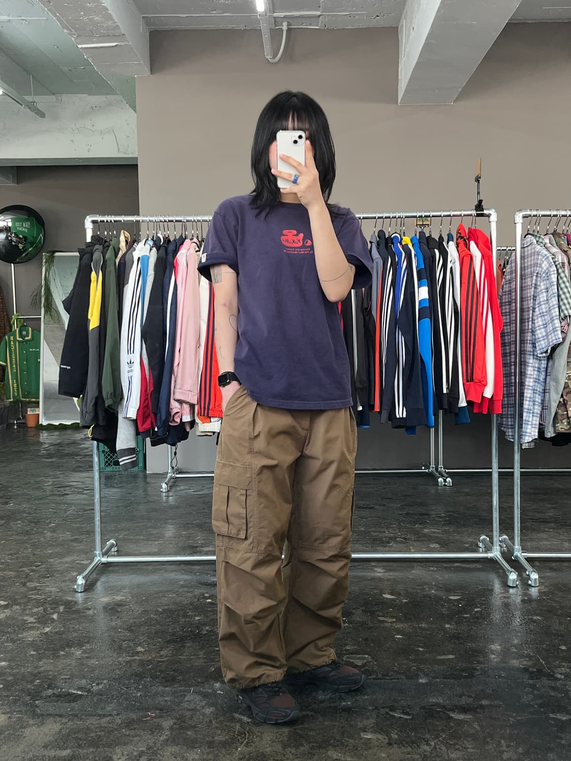 인템포무드 파라슈트 카고 팬츠  상품이미지6