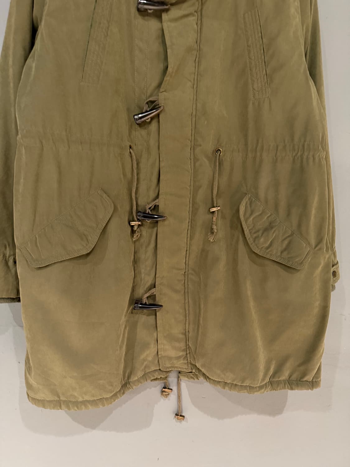 duffle button point hood military parka 상품이미지6