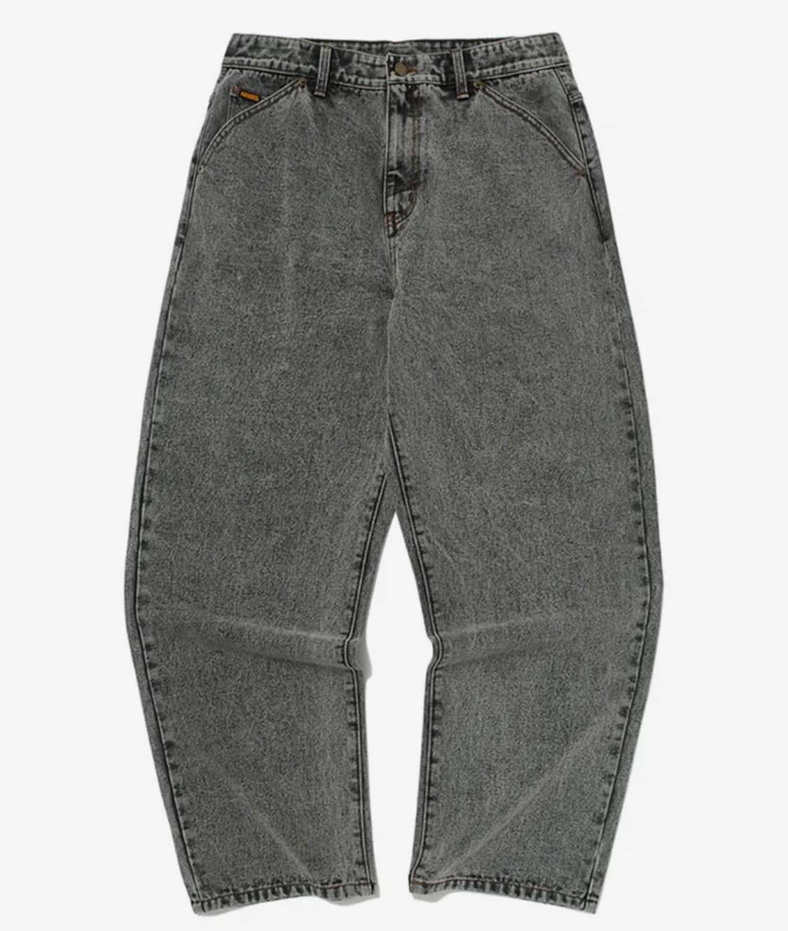 [WKNDRS] 위캔더스 STONE WASHED PANTS (BLACK) 상품이미지1