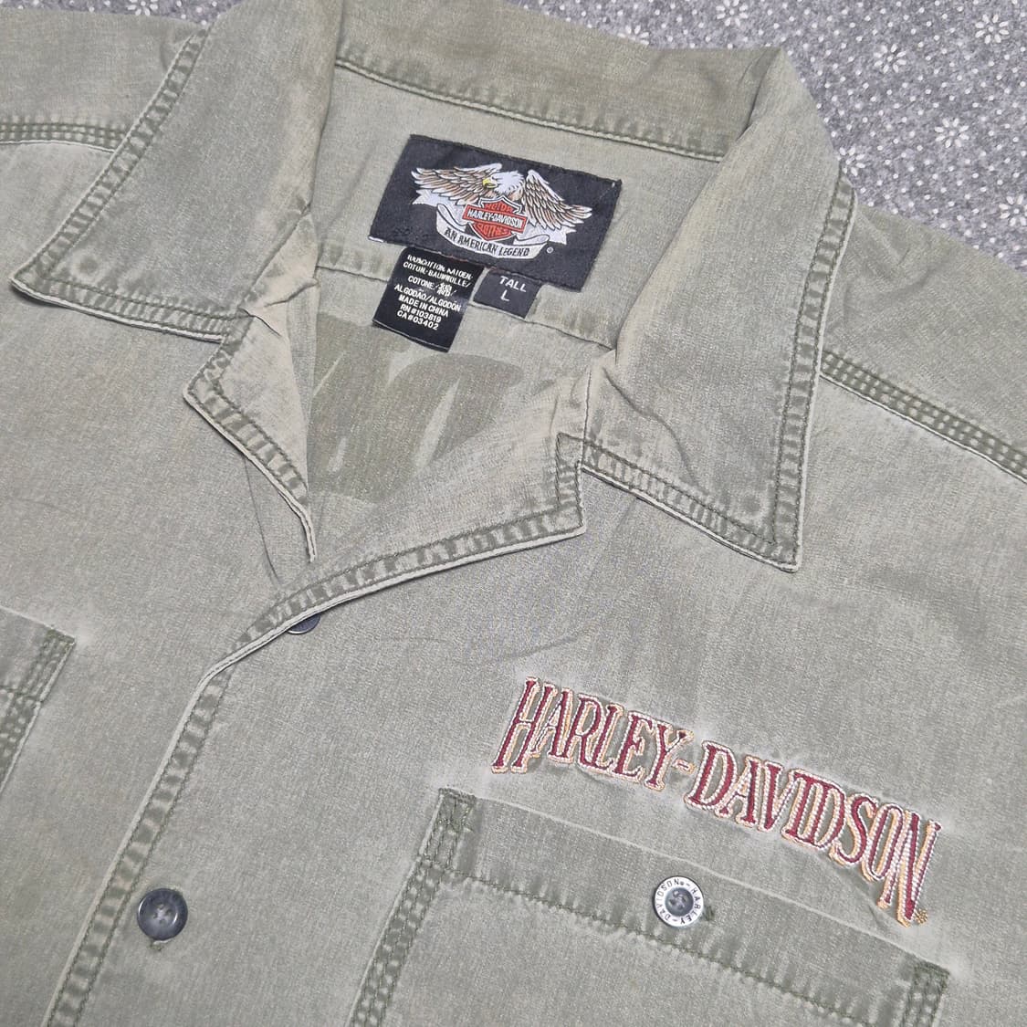 [L] 할리데이비슨 반팔 셔츠 -537
 상품이미지3