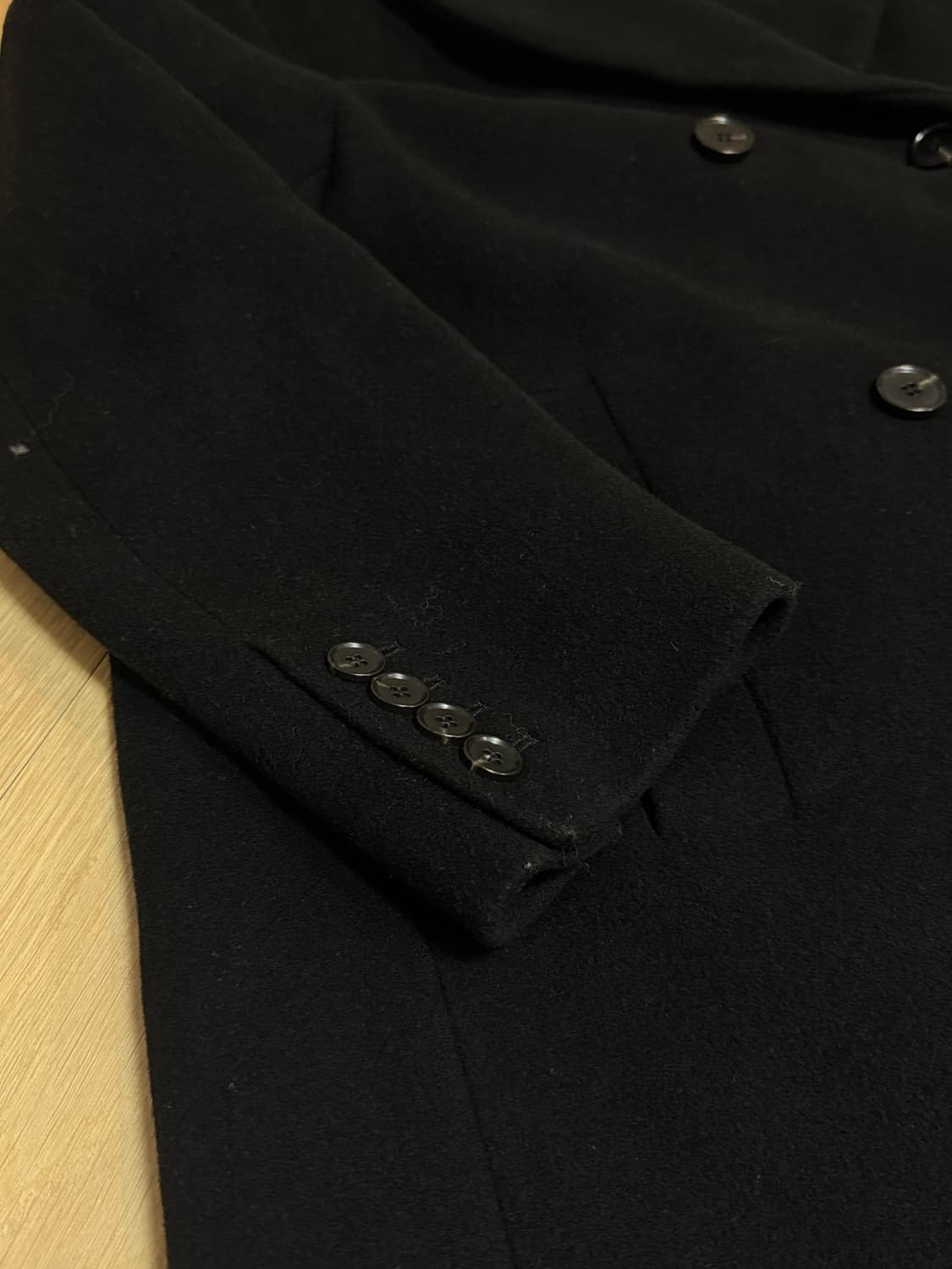 [38] 코스 cos 더블 브레스트 코트 블랙 상품이미지4