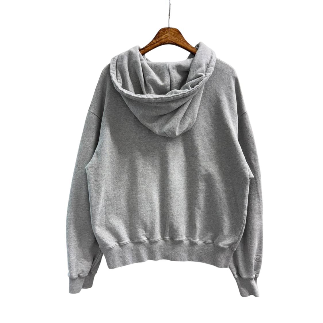 유희 그레이 리본 후드집업 상품이미지4