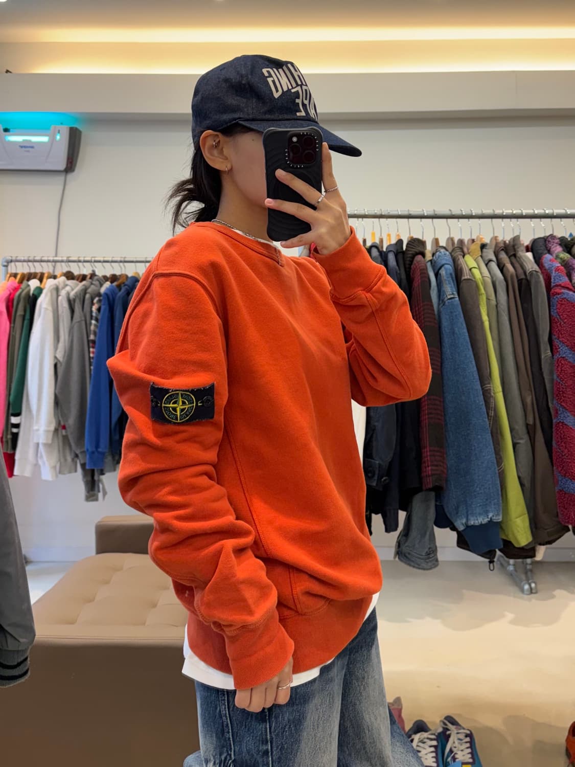 스톤아일랜드 와펜 패치 크루넥 맨투맨 상품이미지6