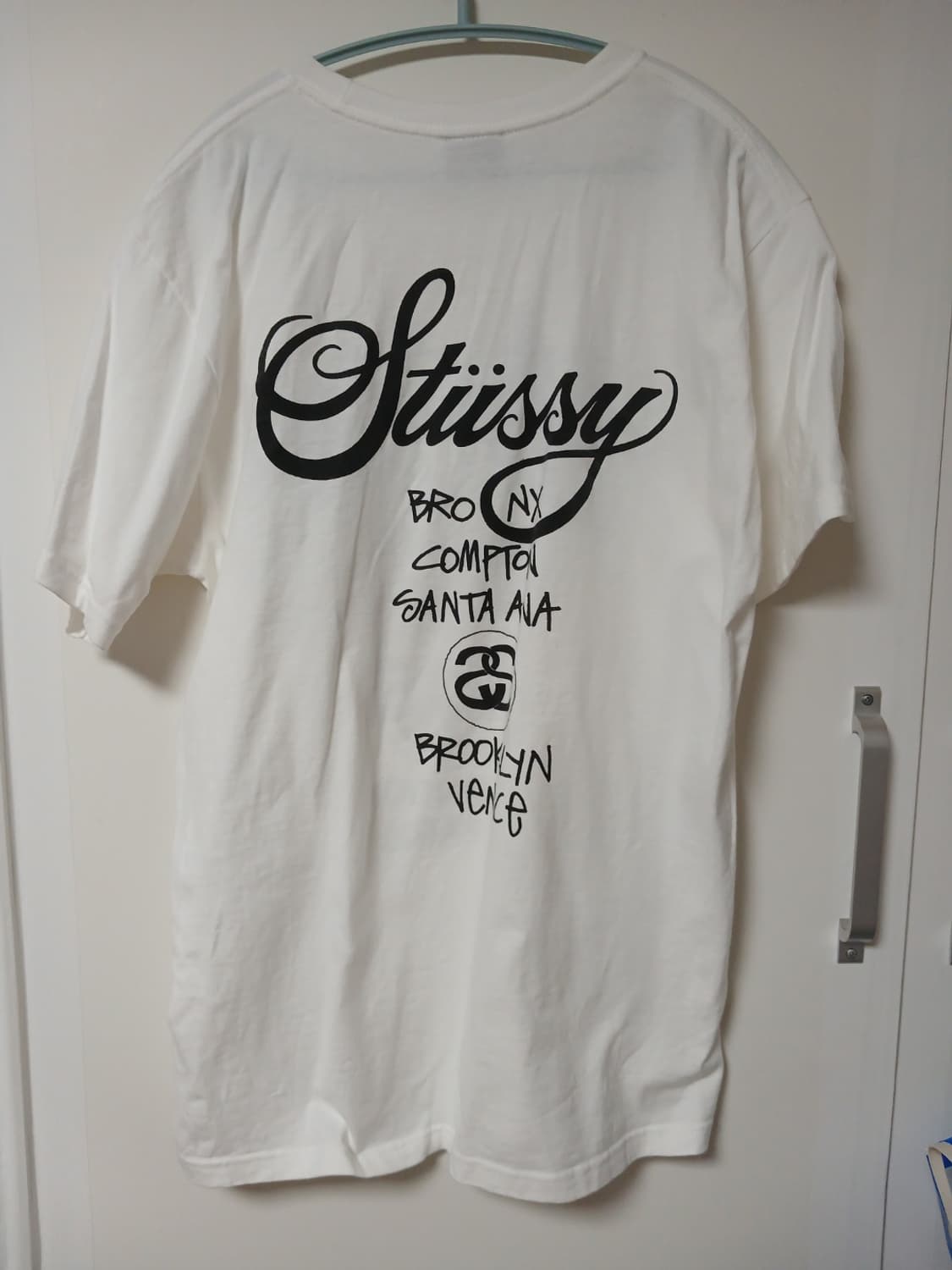 스투시 도버 스트리트 마켓 월드투어 티셔츠 화이트 상품이미지2