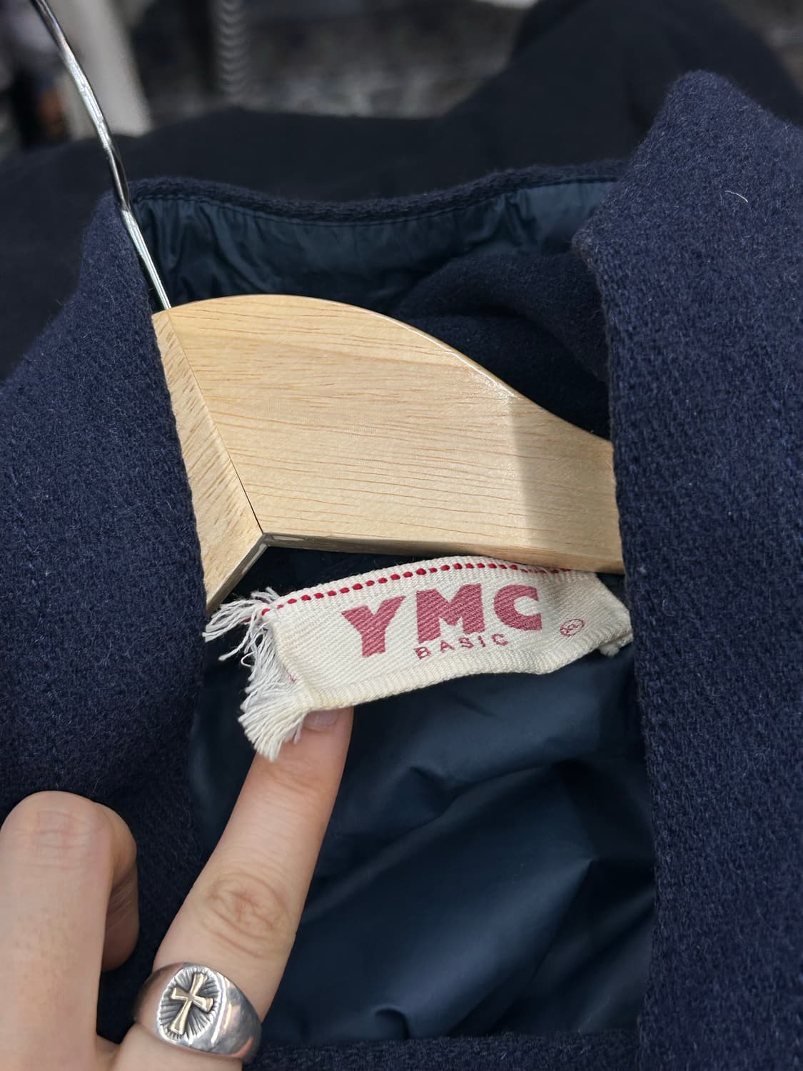 YMC basic 빈티지 코트 네이비 상품이미지3