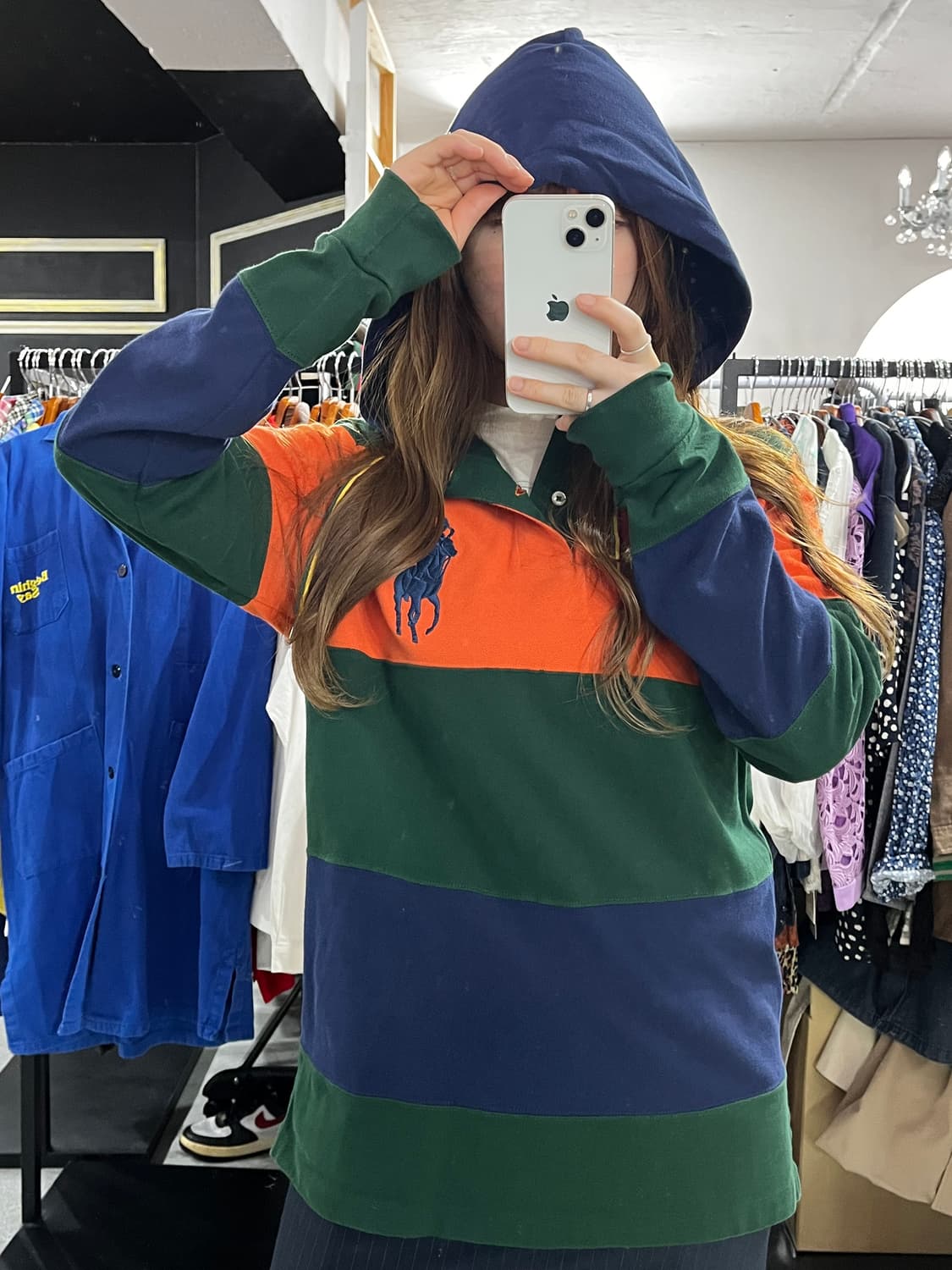 POLO 폴로 럭비 후드티셔츠 L 상품이미지2