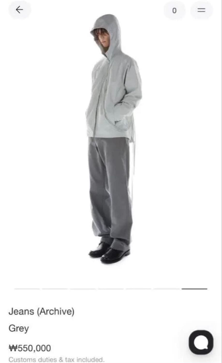 (새상품)Post archivefaction PAF Jeans 상품이미지2