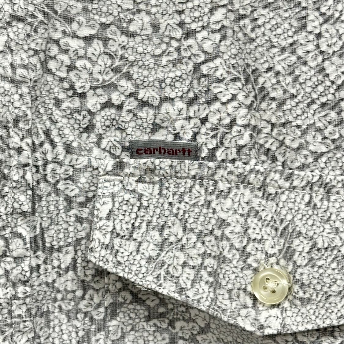 칼하트 플로랄 하프 셔츠 상품이미지3