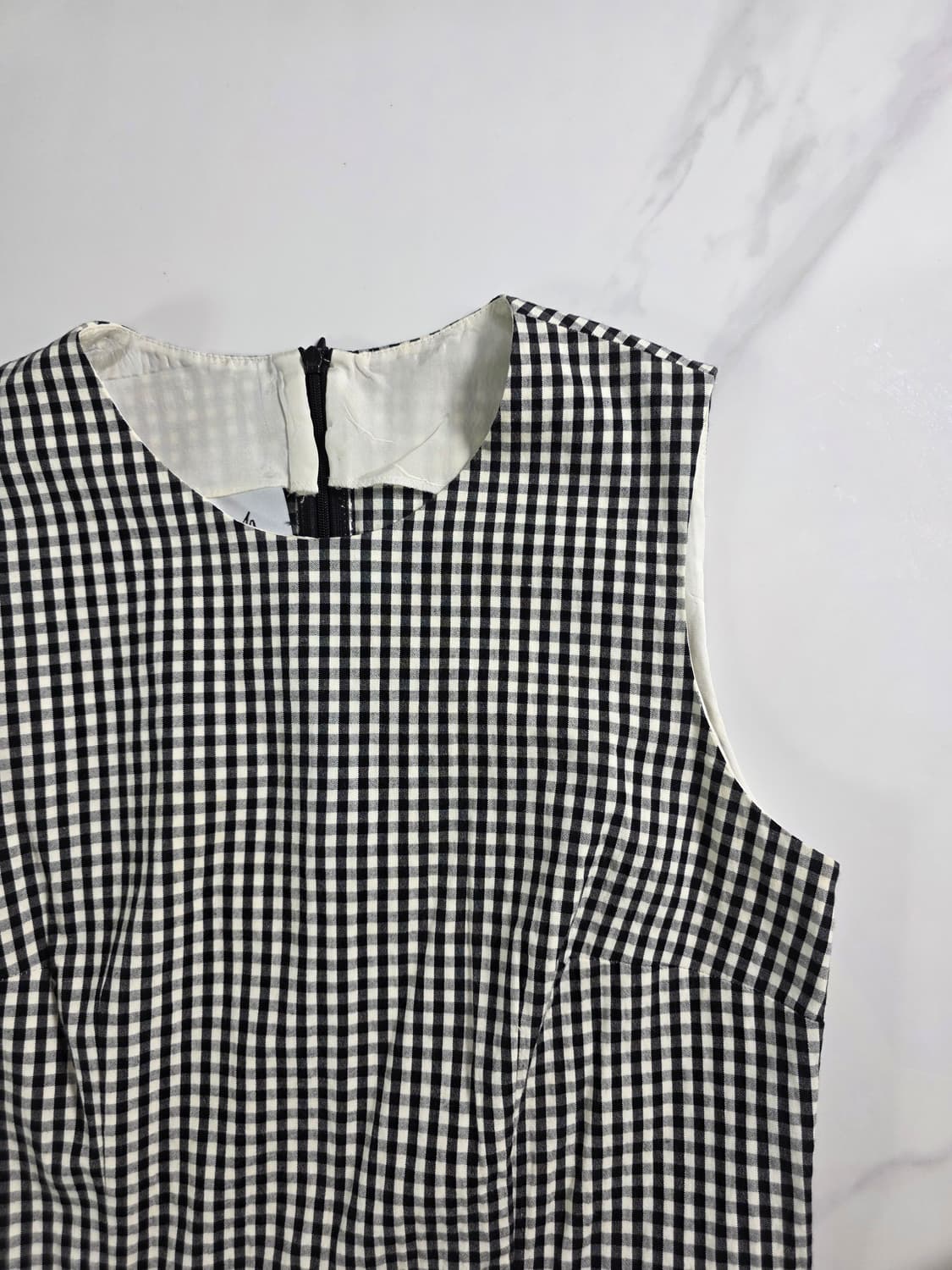 모스키노 깅엄 원피스 상품이미지2