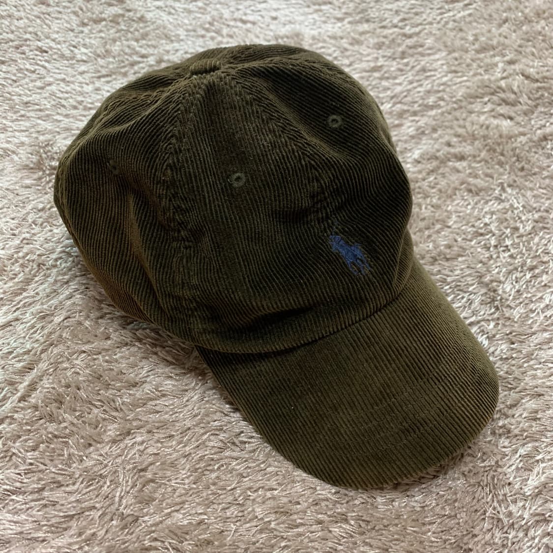 폴로 랄프로렌 코듀로이 캡  올리브카키 상품이미지1