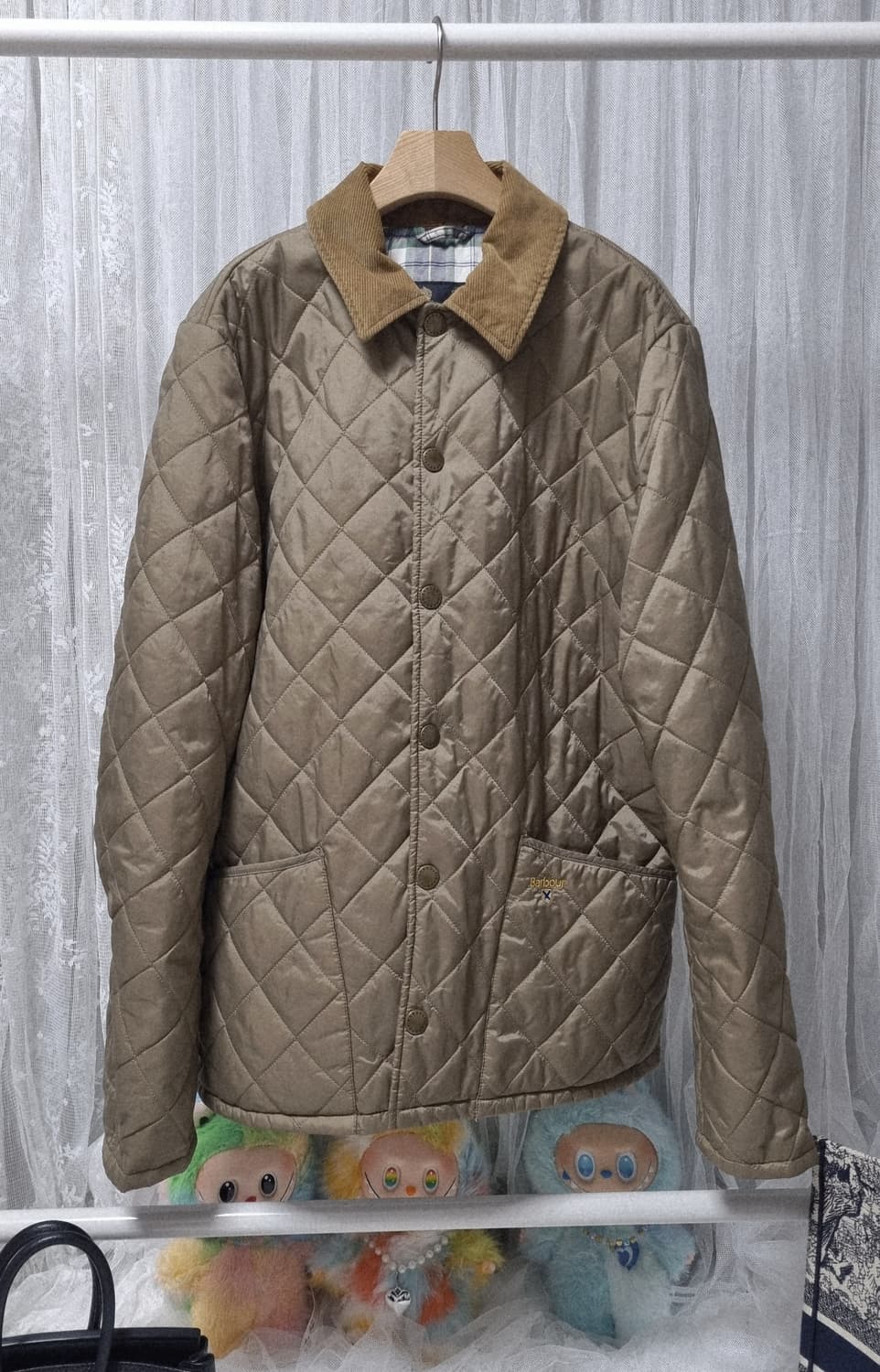 정품) 바버  퀼팅 자켓  상품이미지1