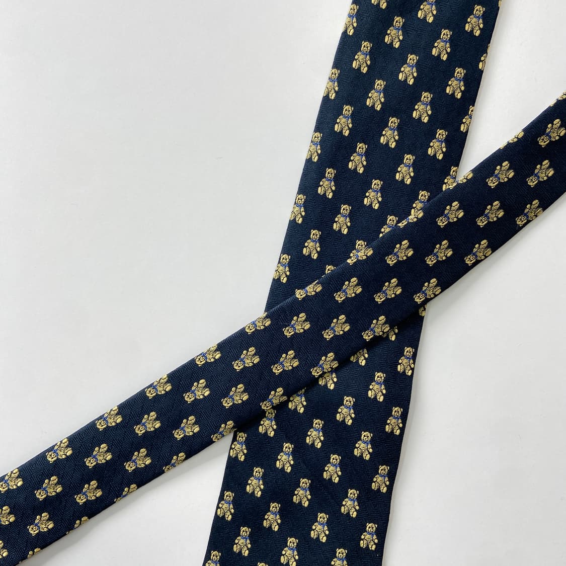 Tanimura 곰돌이 실크 넥타이 상품이미지4