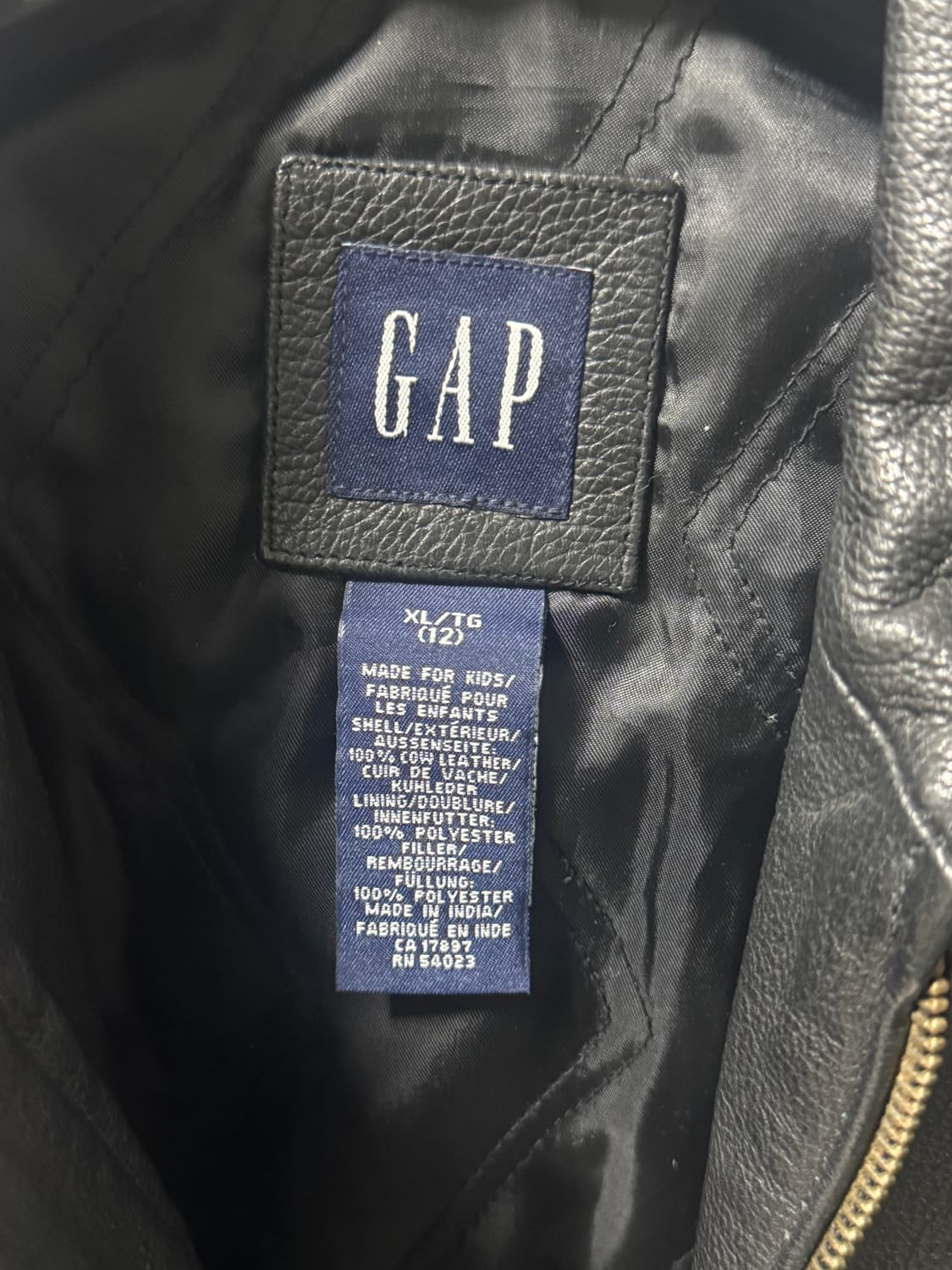 Old gap leather XL(12) 상품이미지4
