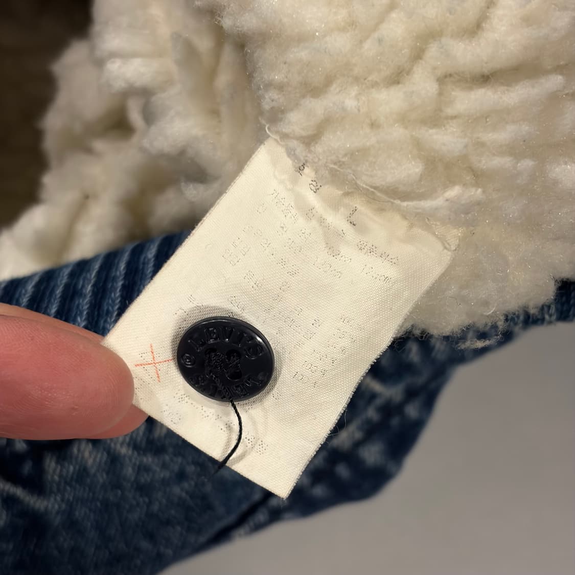 [L] 80s 리바이스 한주통산 빈티지 데님 블루종 자켓 D38 상품이미지8