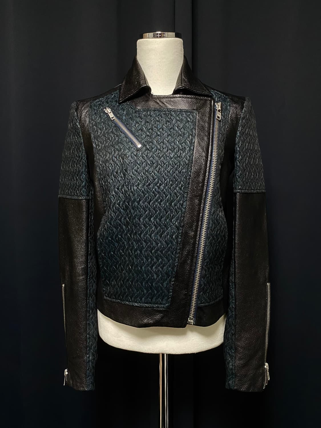 헬무트랭 더블 지퍼 양가죽 라이더 레더 자켓 아카이브 빈티지 락시크 펑크 상품이미지5