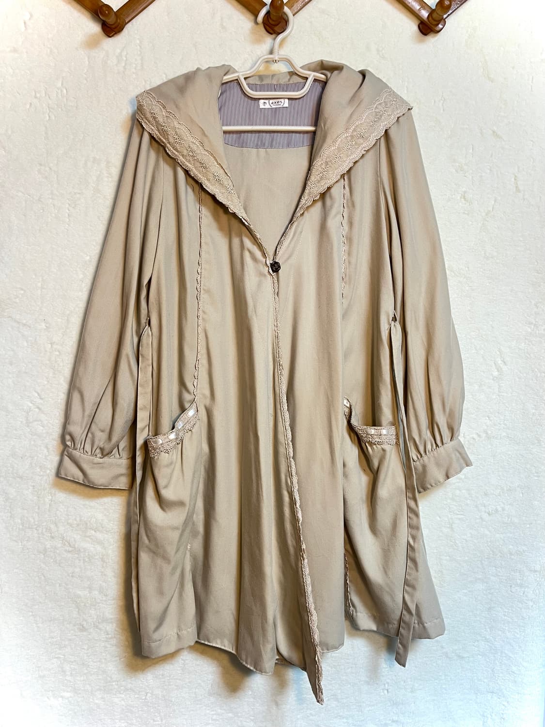 빈티지 엑시즈팜 후드 자켓 아우터 코트 상품이미지1