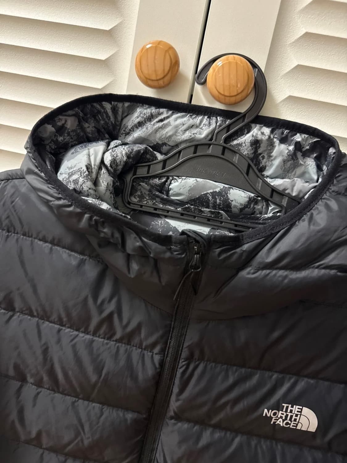 L) 100) 노스페이스 버몬트 다운 후드 경량 패딩 상품이미지7