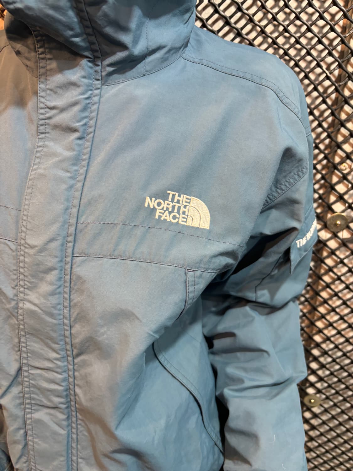 90s 노스페이스 빈티지 라이트블루 바람막이 자켓 상품이미지6