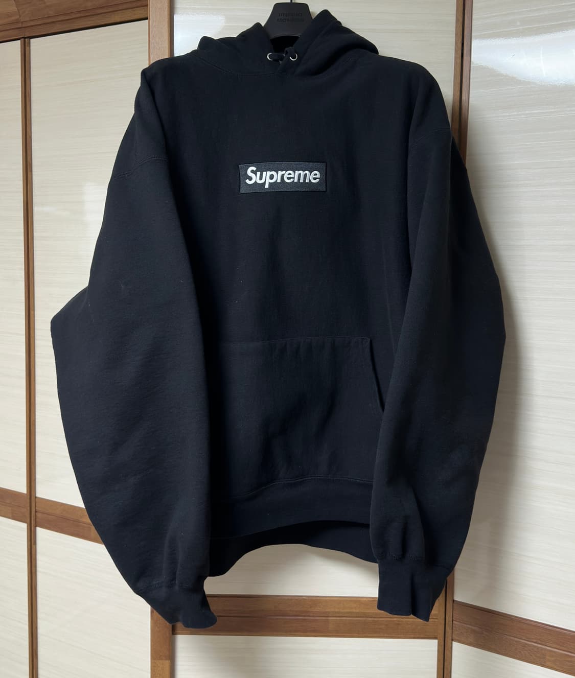 슈프림 박스로고 후드 스웨트셔츠 블랙 - 23FW 상품이미지1