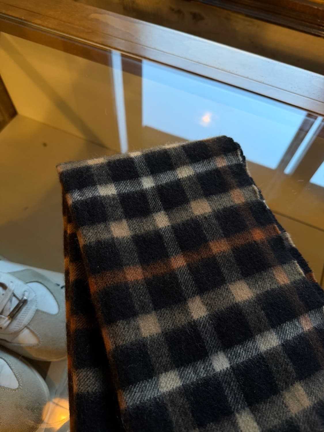 닥스 건클럽체크 캐시미어 머플러 상품이미지2