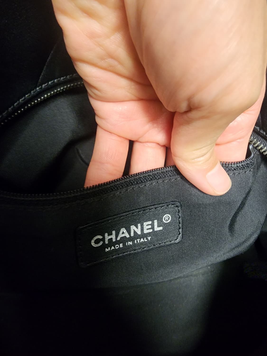 샤넬 빈티지 블랙 토트백 상품이미지8