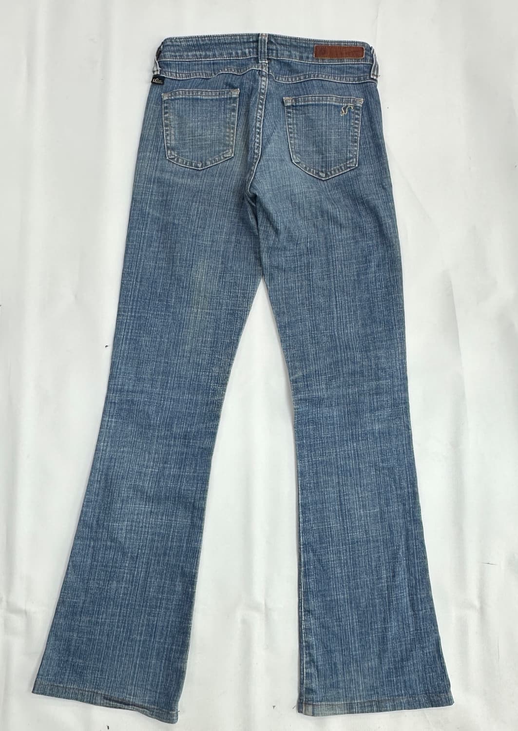 ⭐️SOMETHIN6 에드윈 중청 y2k 빈티지 워싱 부츠컷 데님⭐️ 상품이미지3