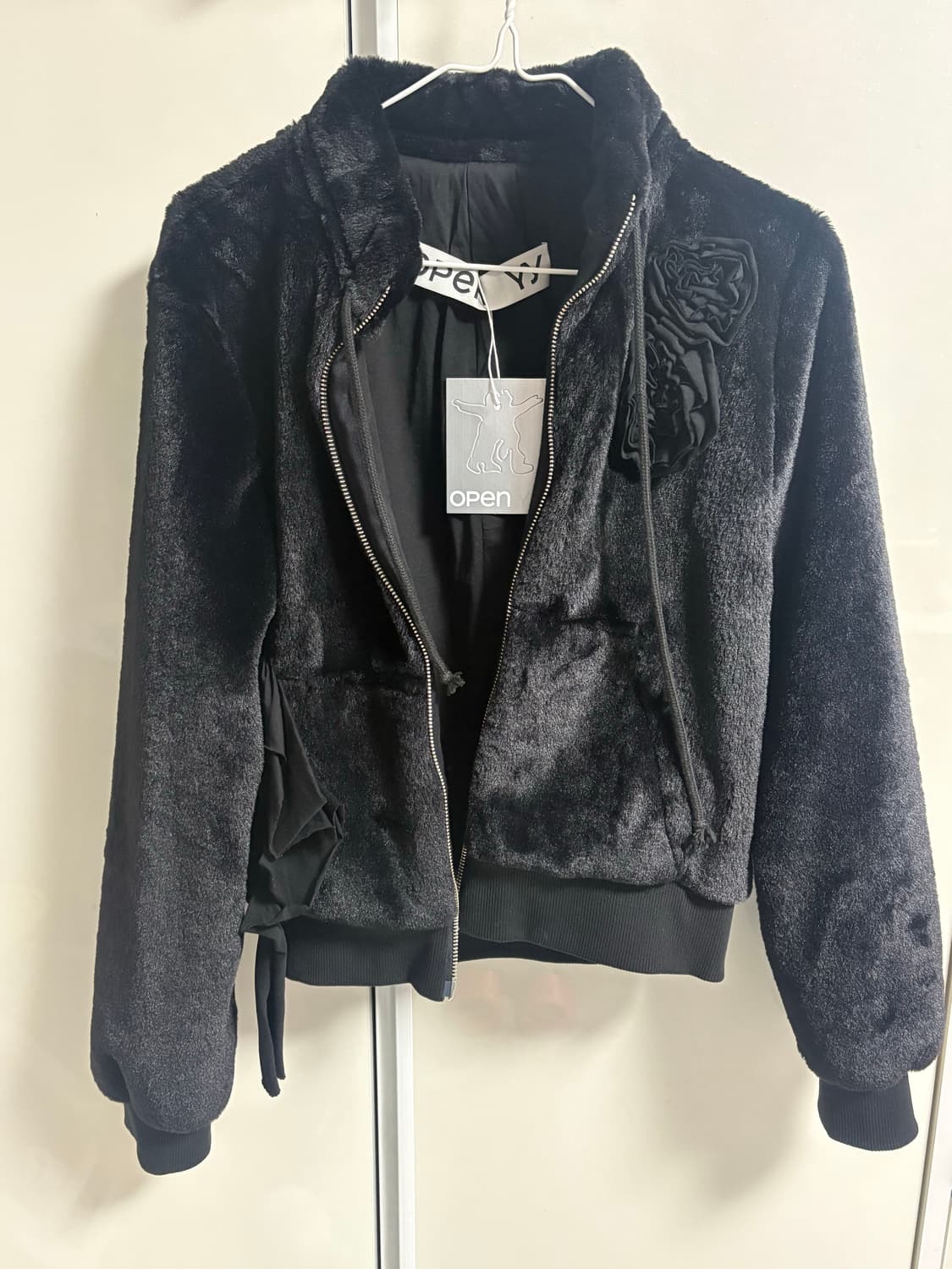 오픈와이와이 플리스 아플리케 자켓 상품이미지5