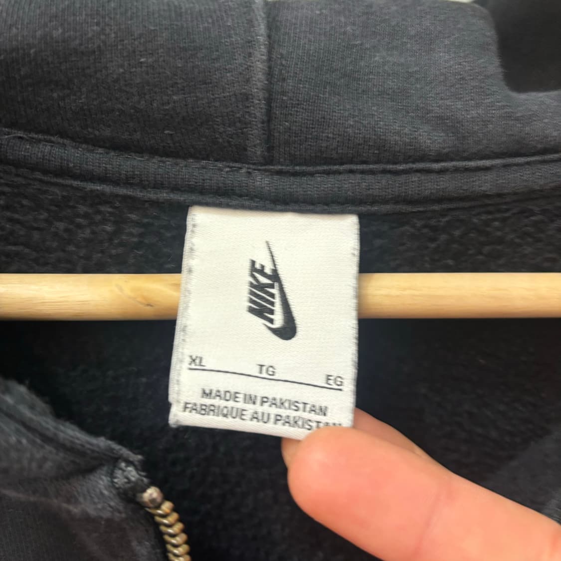 나이키 NRG 솔로 스우시 블랙 후드집업 XL 상품이미지6