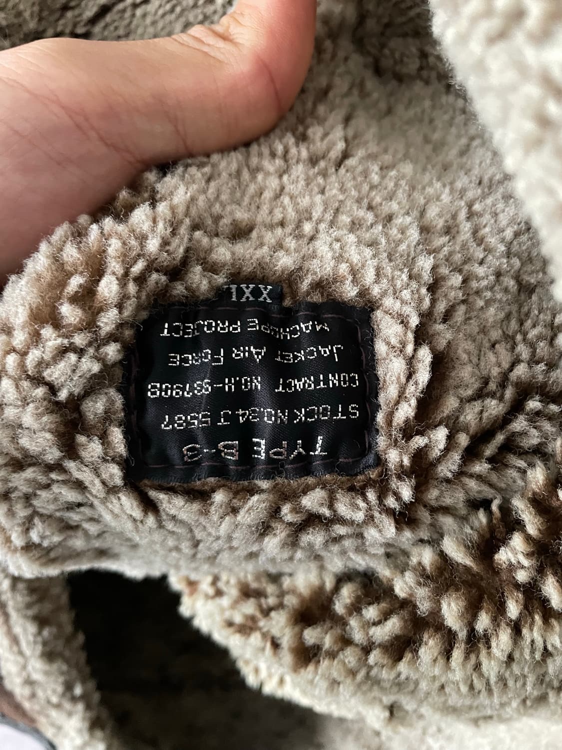 Vintage Leather B-3 Jacket 상품이미지4