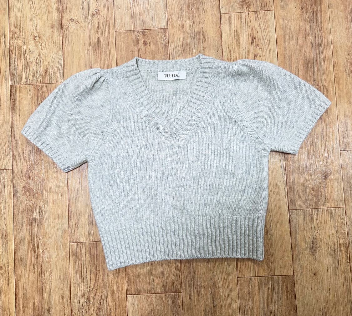 틸아이다이(TILLIDIE) 라쿤 V넥 니트 55-66 상품이미지3