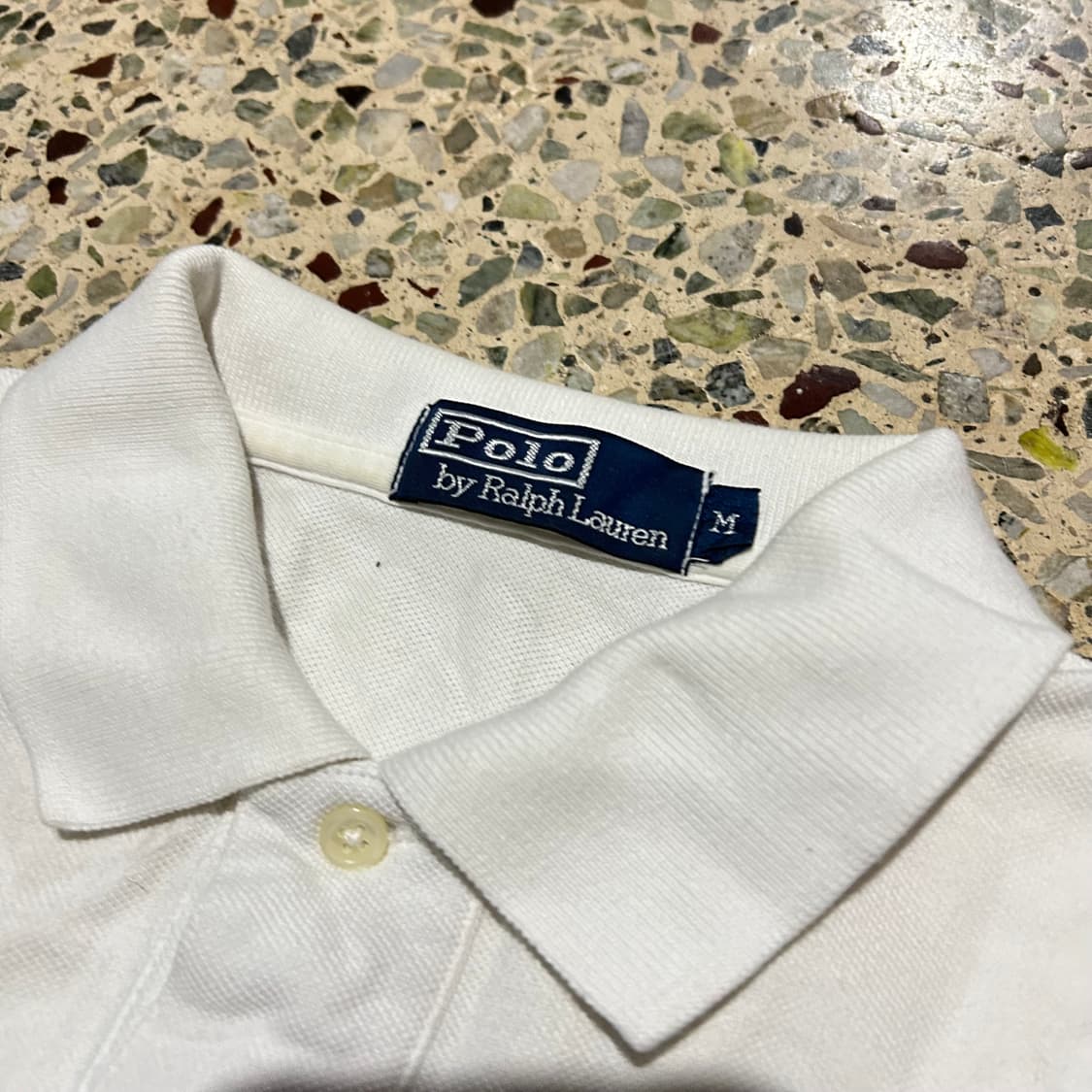 폴로(POLO RalphLauren)화이트 포니 카라티 상품이미지4