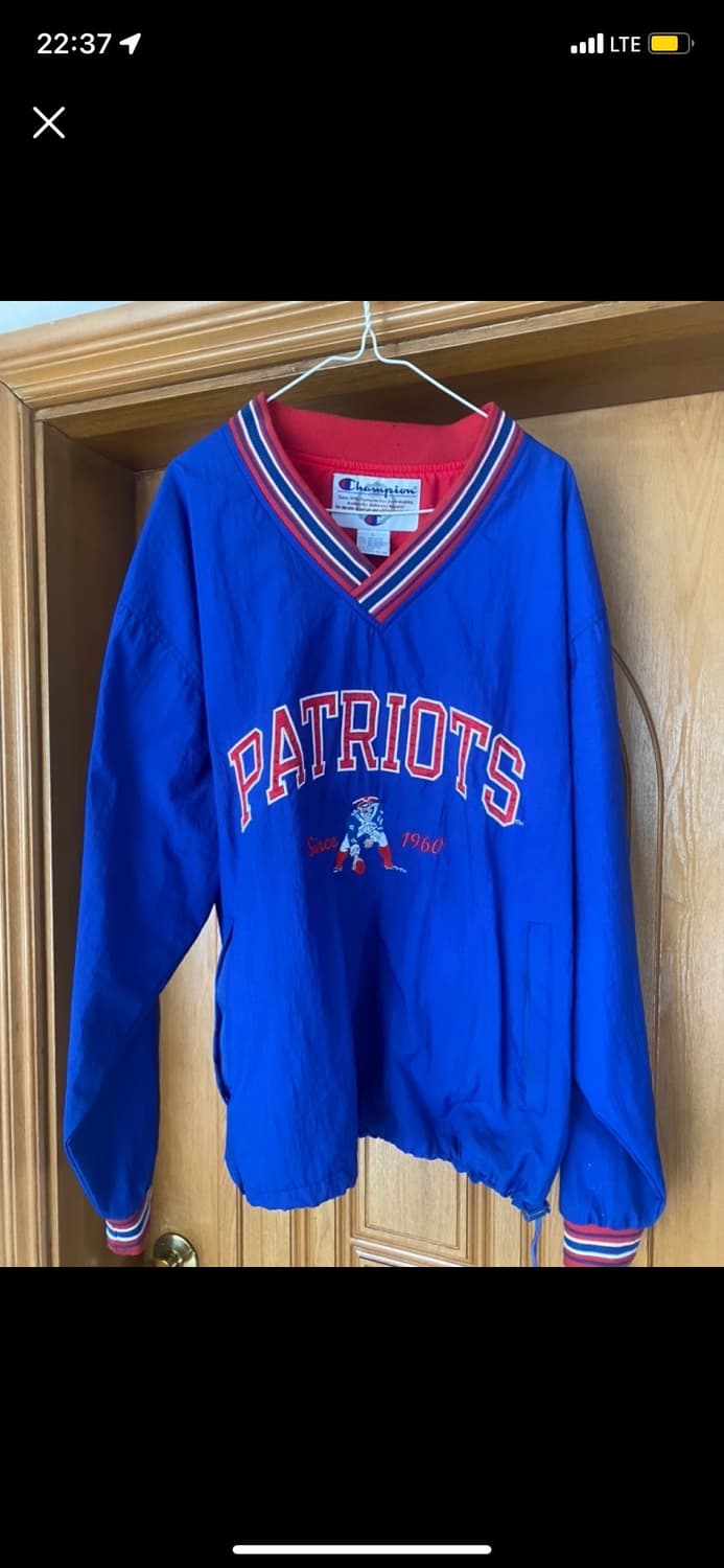 Champion NFL Patriots 빈티지 바람막이 (정품) 상품이미지1