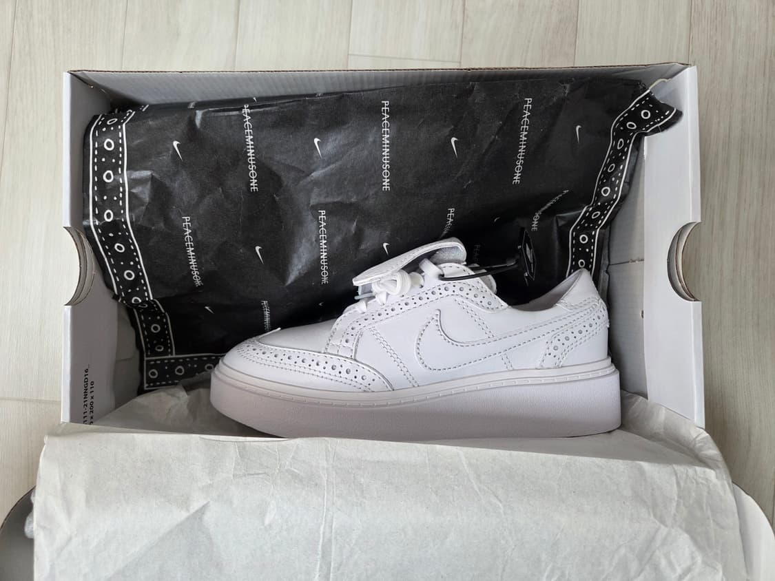 나이키 x 피스마이너스원 퀀도1 화이트 [230, 새상품] 상품이미지7