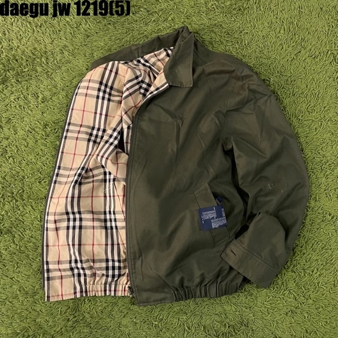 버버리 리버시블 집업 자켓 XL 상품이미지1