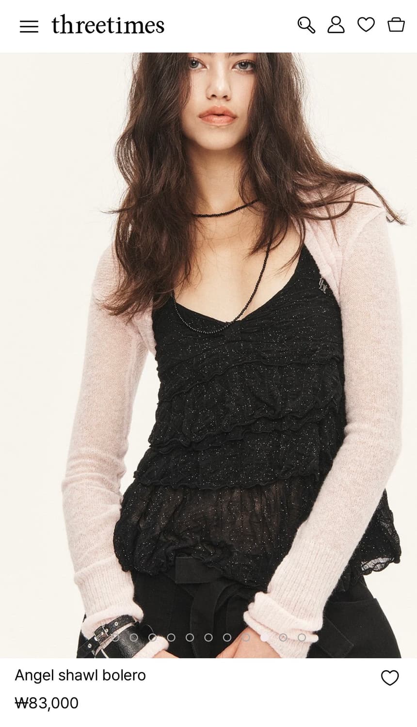 Threetime angel shawn bolero 상품이미지1