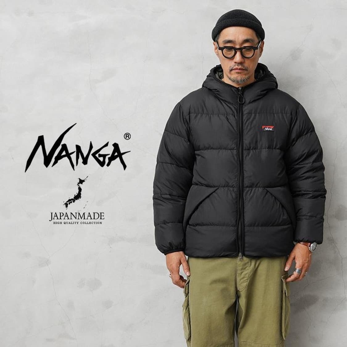 난가 후디 다운 M 상품이미지3