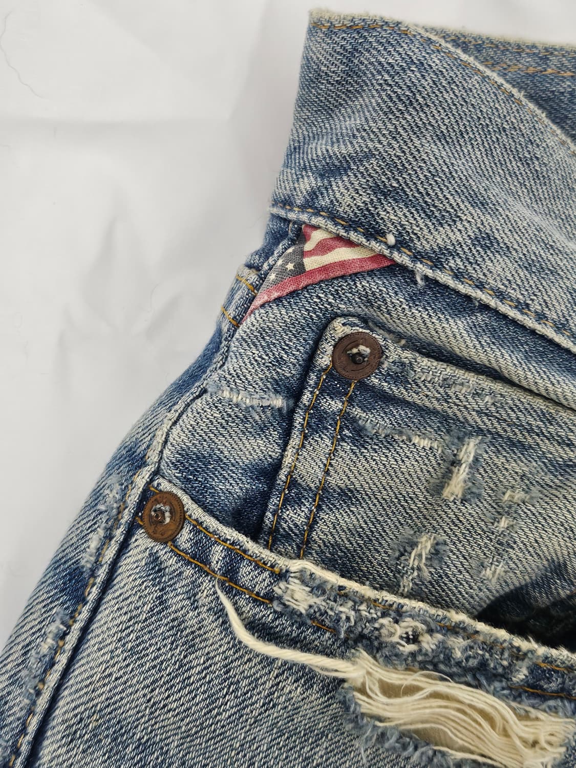 랄프로렌 데님 앤 서플라이 데미지 슬림 상품이미지3