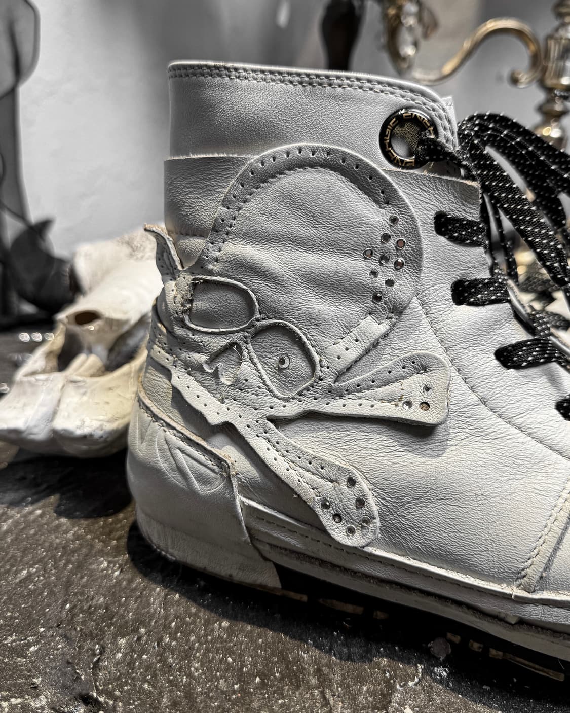 2000‘s ENERGIE - Skull Leather High-top  상품이미지4