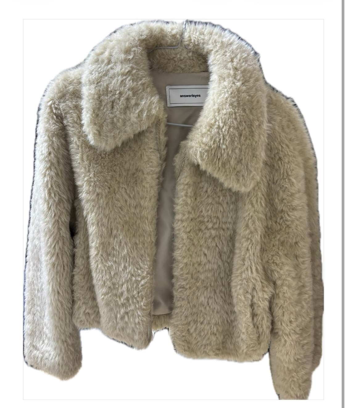 앤써이즈예스 Toa fur jacket 퍼자켓 상품이미지5