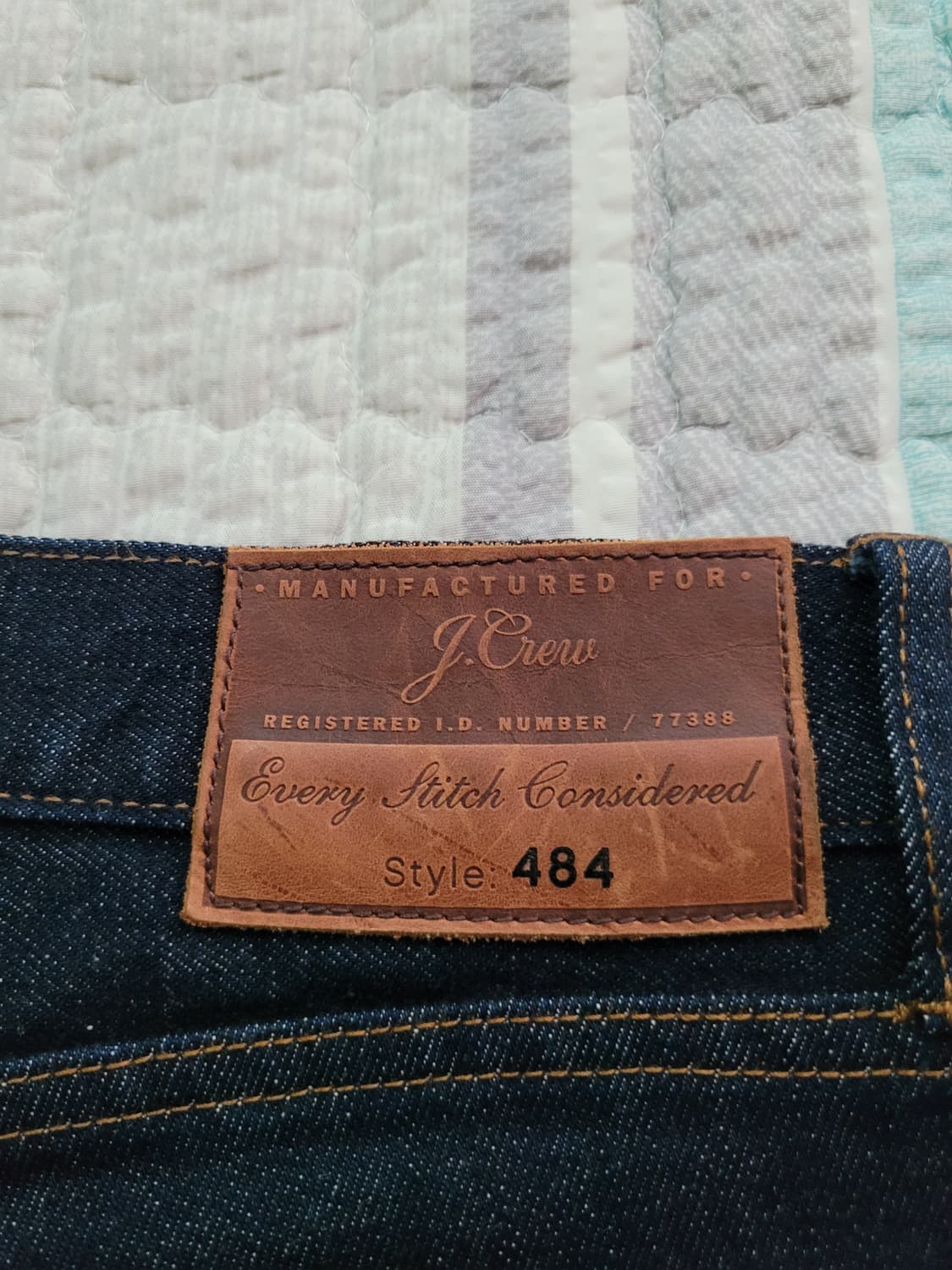 제이크루 J CREW 484 스트래치슬림 쿠라보 인디고진 탭31 실32 상품이미지8