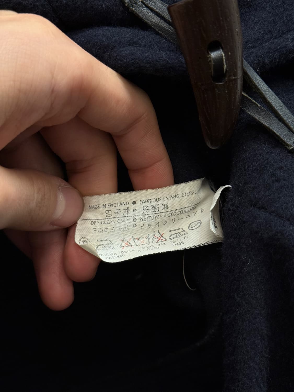 M) 90s England Gloverall Wool Duffle Coa 상품이미지7