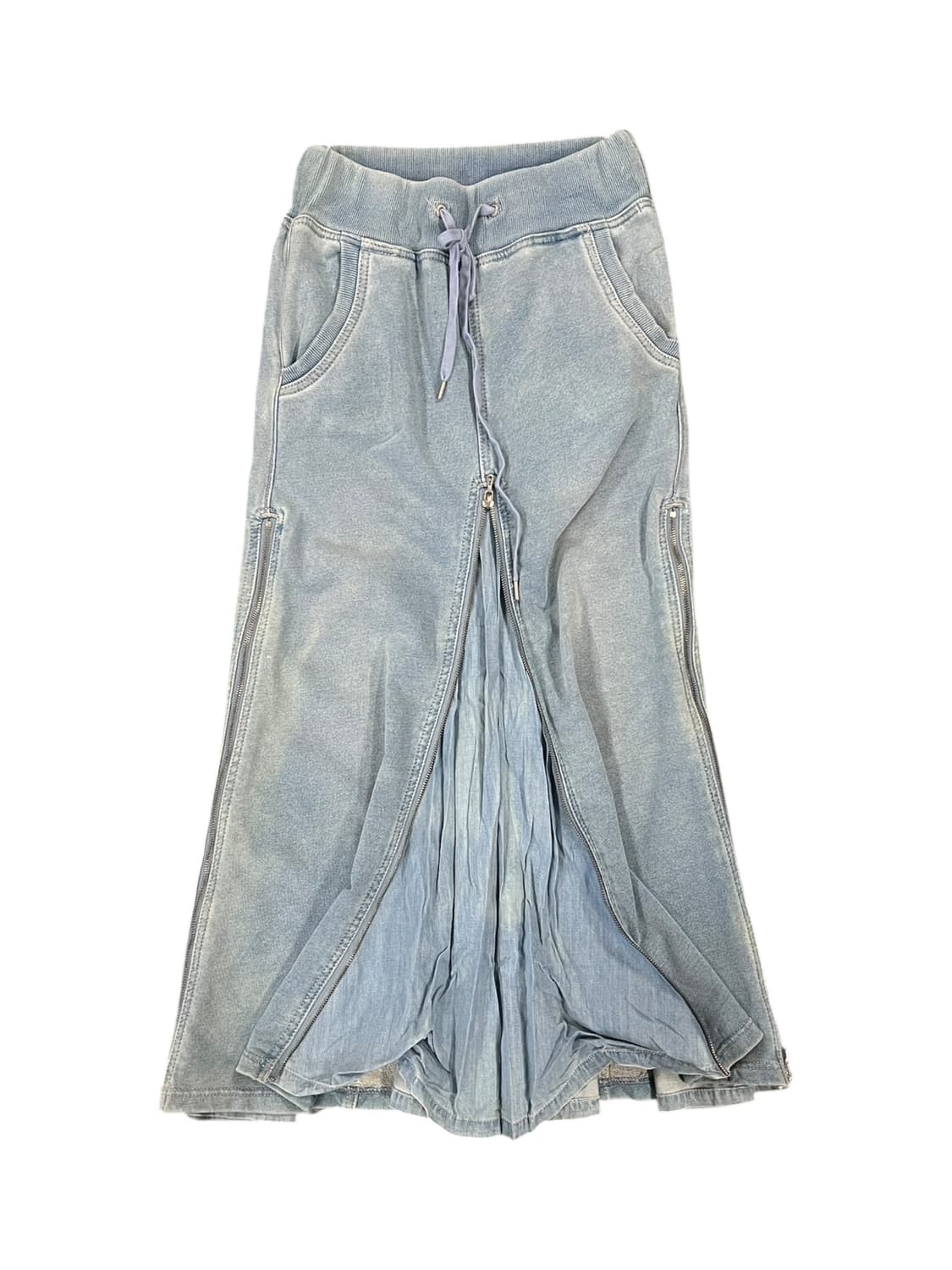 GOA 연청 데님 롱 스커트 M 상품이미지3