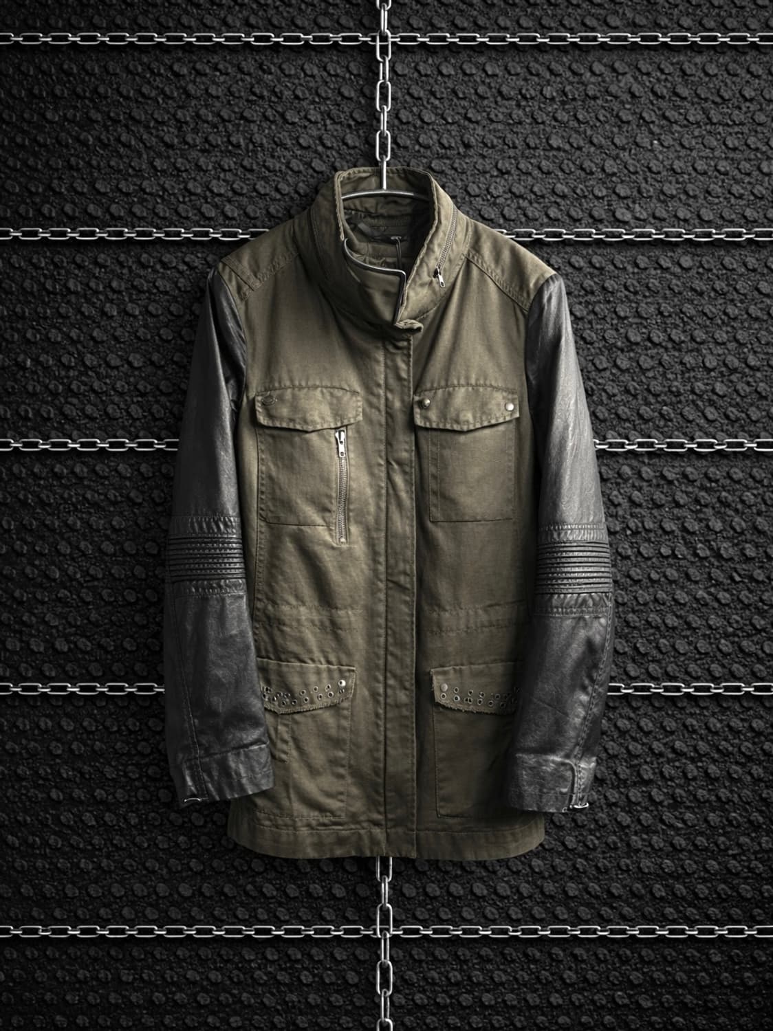 IKKS 암홀 레더자켓 상품이미지1