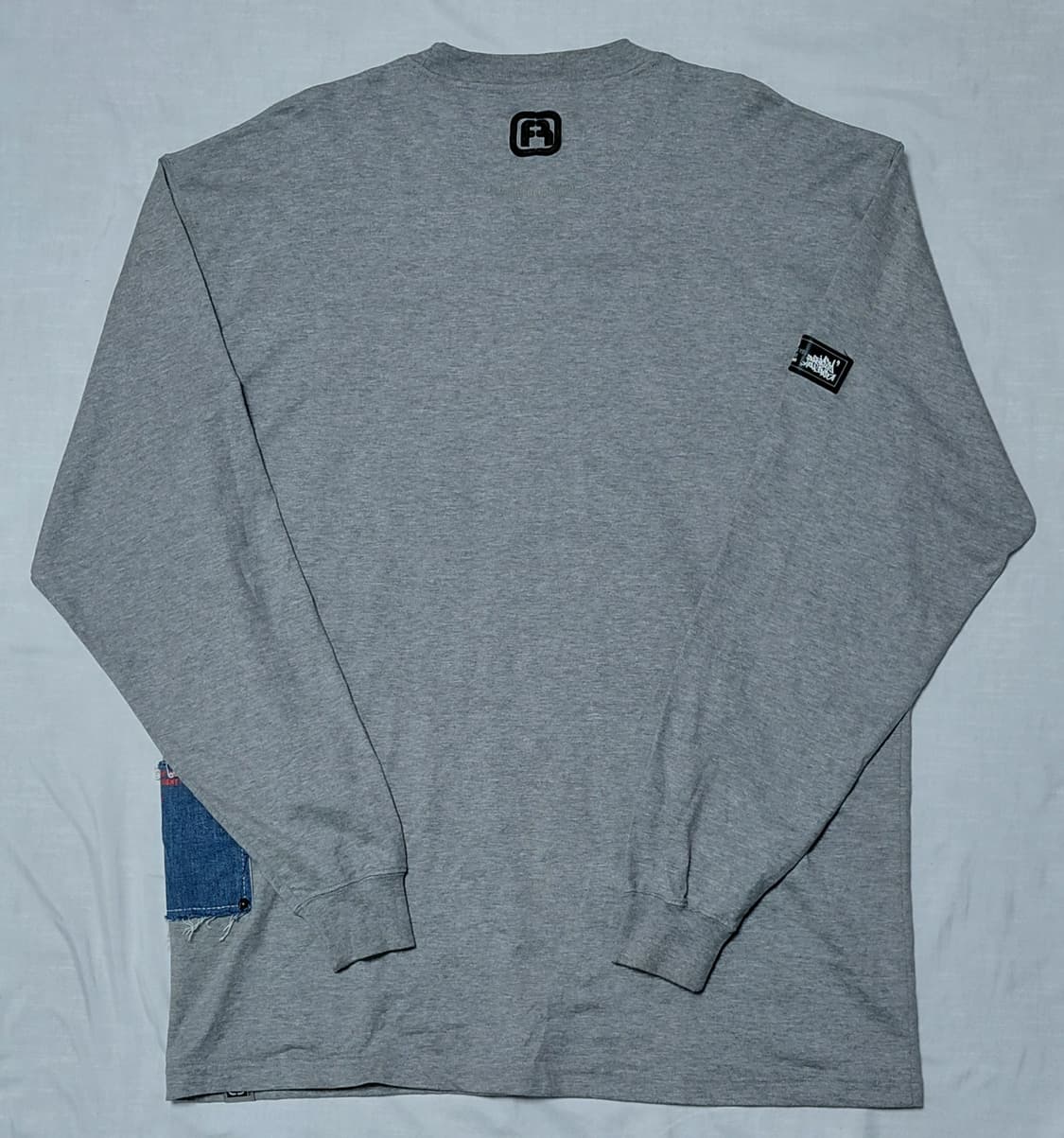 [희귀/3L] FREAKY(프리키) 올드스쿨 데님 패치 롱 슬리브 상품이미지9