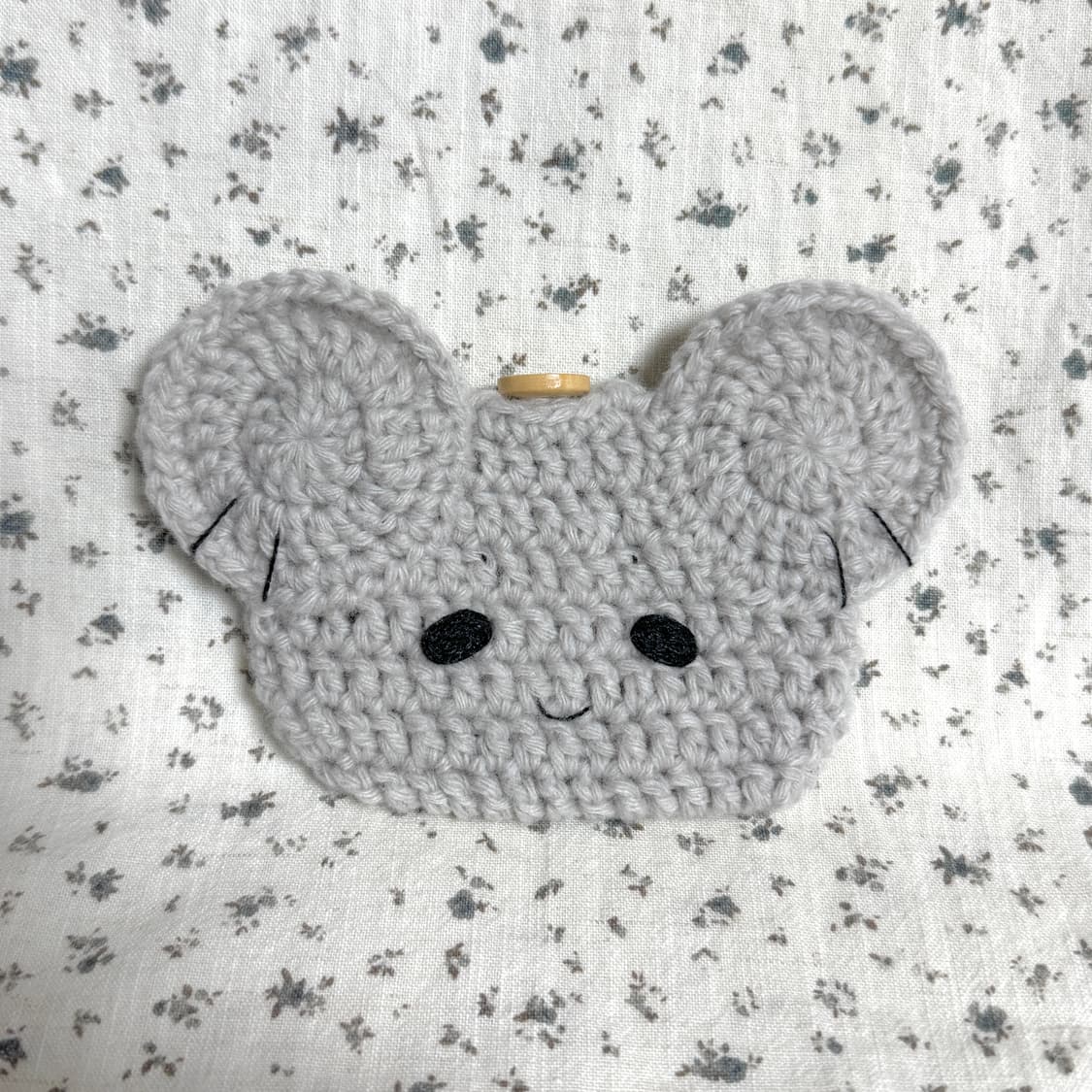 [핸드메이드] 생쥐캐릭터 뜨개 카드지갑 상품이미지1