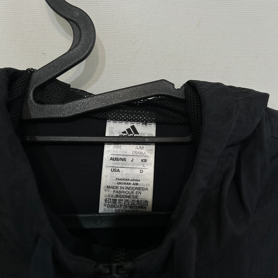 아디다스 빅로고 나일론 바람막이 L  아노락 상품이미지2