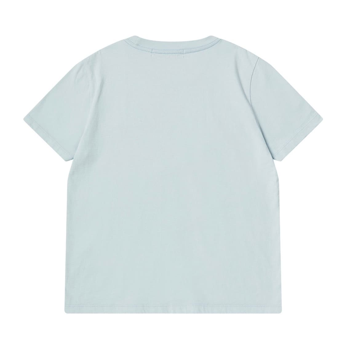 프렌다 빅패치 크루넥 반팔 티셔츠 스카이블루 상품이미지3