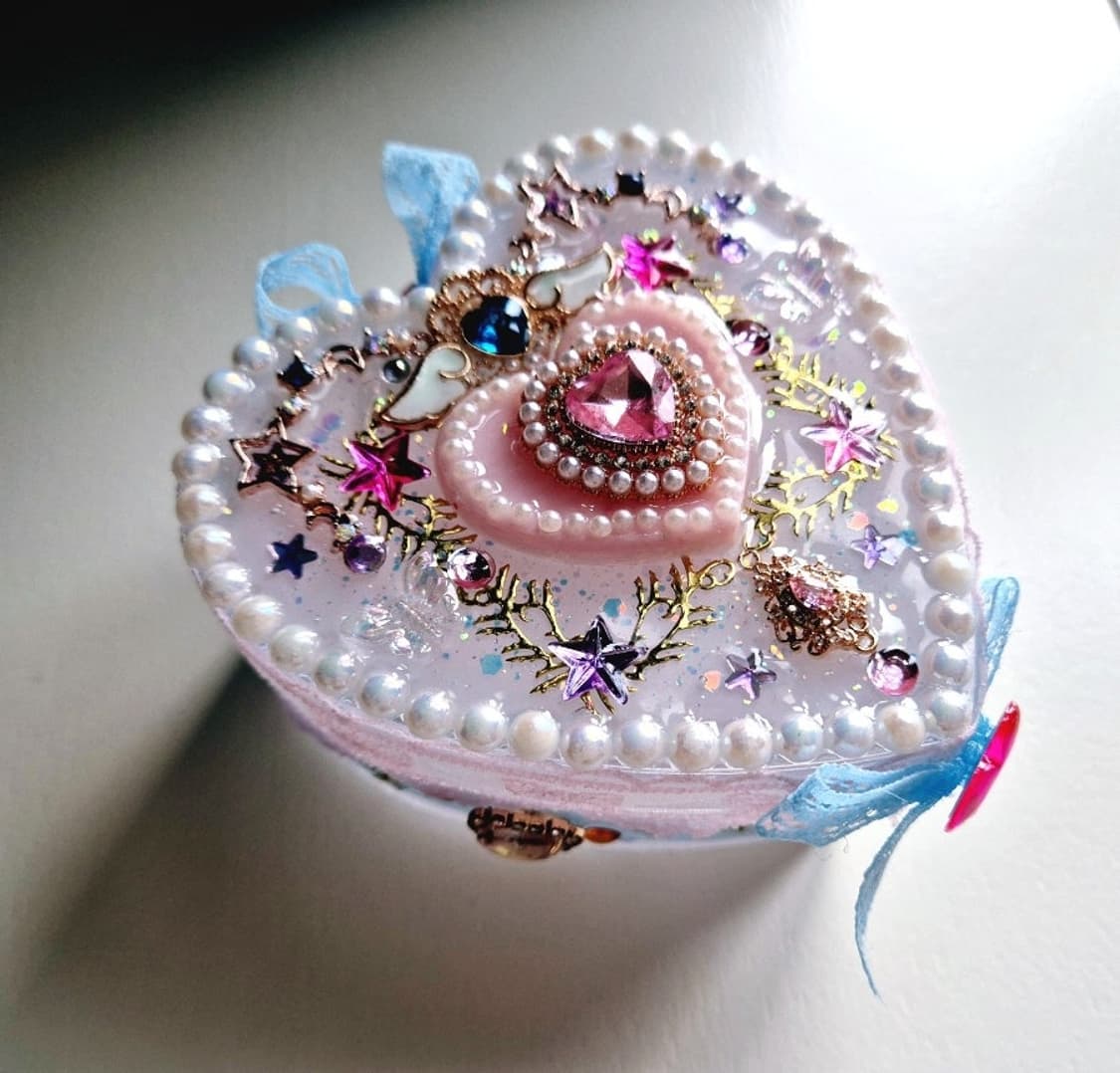 핸드메이드새상품)페어리계스타일 몽환적인 보석함 소품함 메르헨 상품이미지1