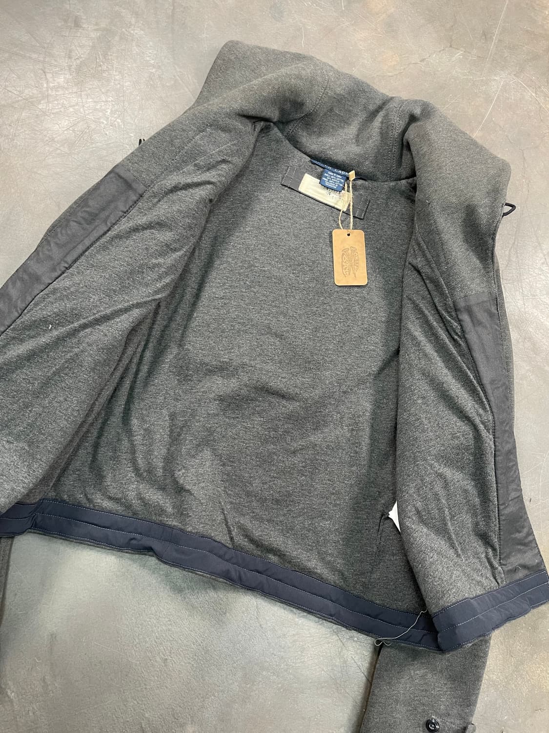 폴로 백패치 숏 더플 코트 자켓 상품이미지4